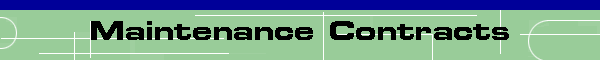 Maintenance Contracts